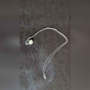 Elegant Silver Pearl Necklace